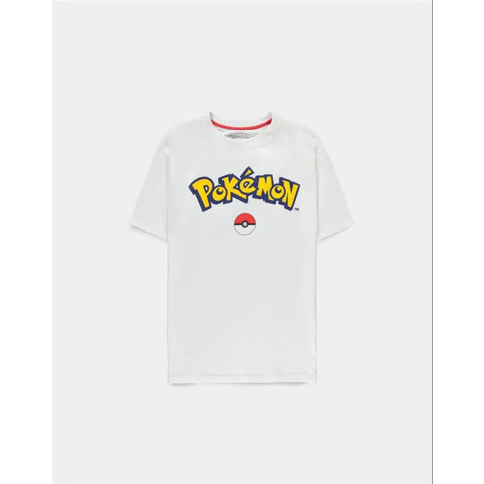 Pokemon - Pokemonlogo- Kurzarm-T-Shirt Oversized - Unisex - Herren - Difuzed