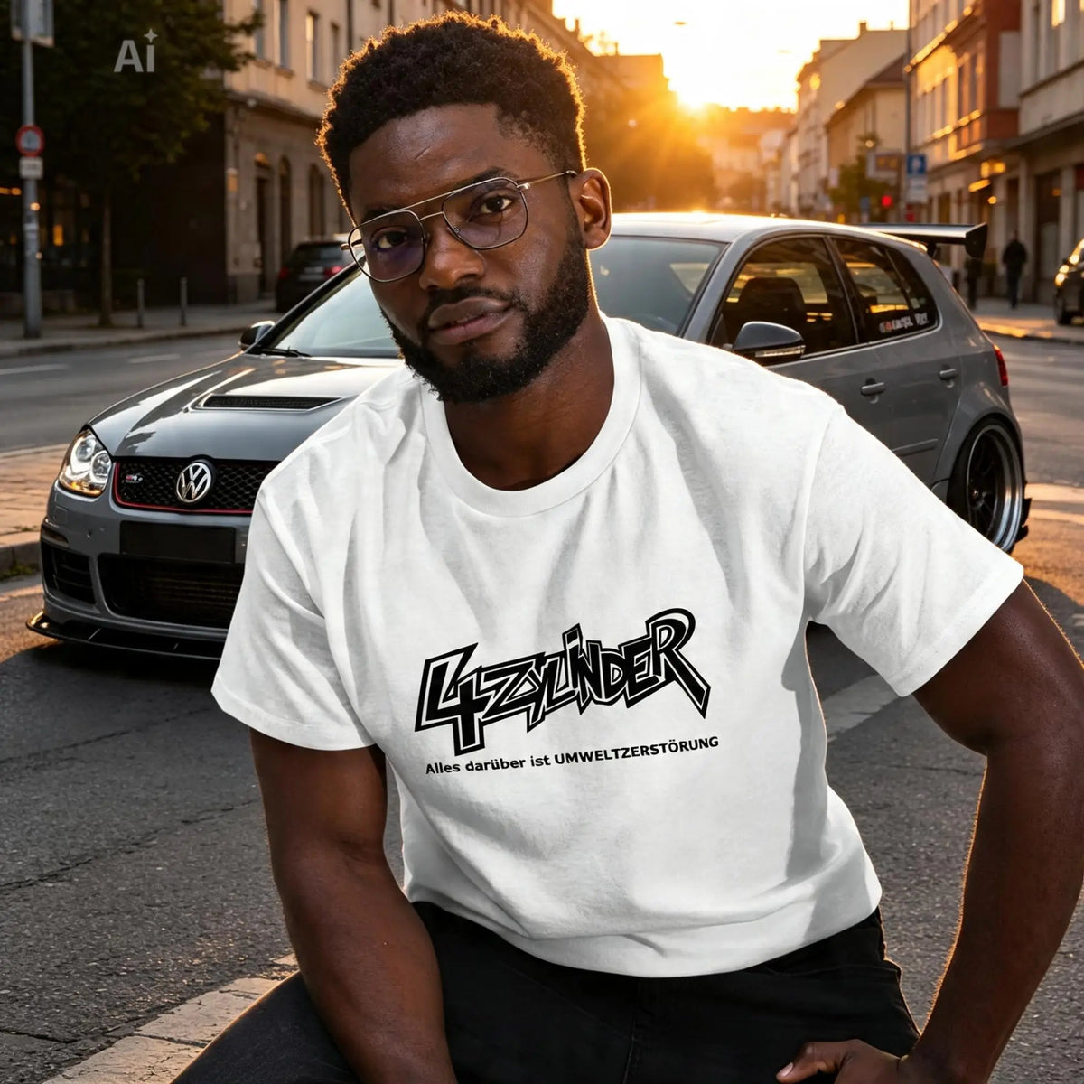 4 Zylinder Car Fan Unisex T-Shirt