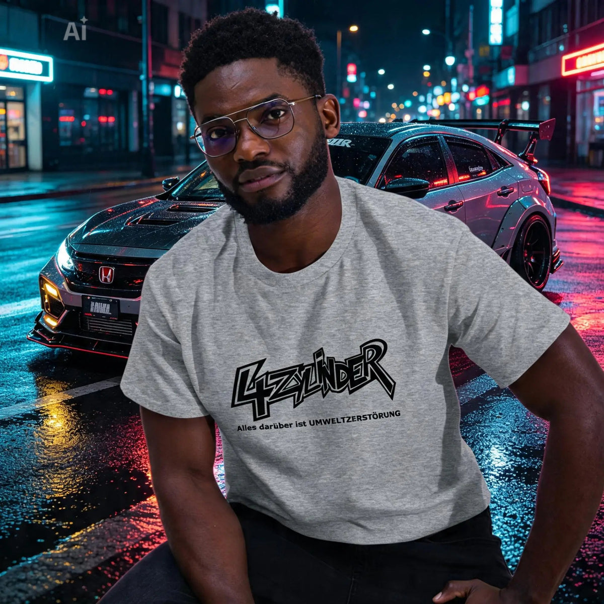 4 Zylinder Car Fan Unisex T-Shirt